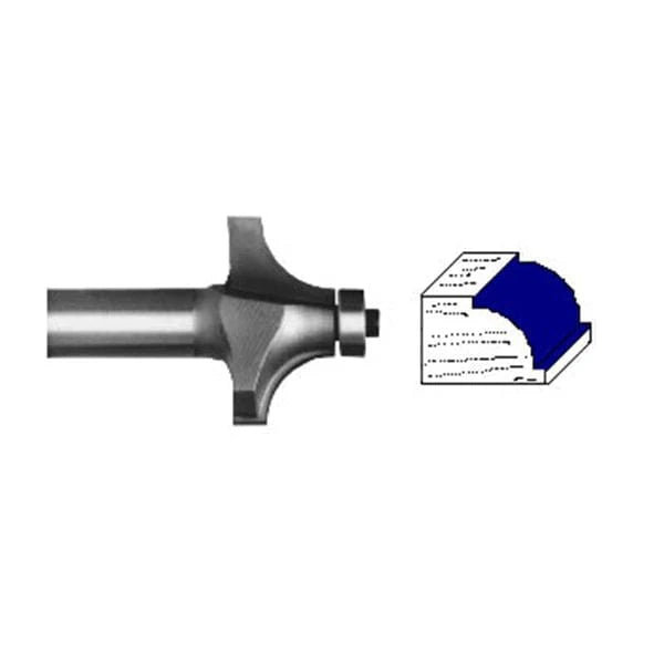 2104 Beading Router Bit 1/4" SH 1/2" R X 1-1/2" D X 3/4" CL