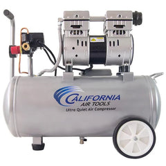 8010 Ultra Quiet and Oil-Free 1.0 HP, 8 Gal. Steel Tank Air Compressor