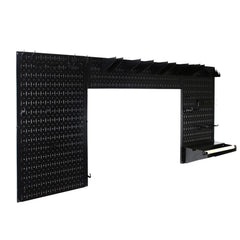 Lazy Guy DIY Maker Woodworking Tool Storage Organizer Set, Black