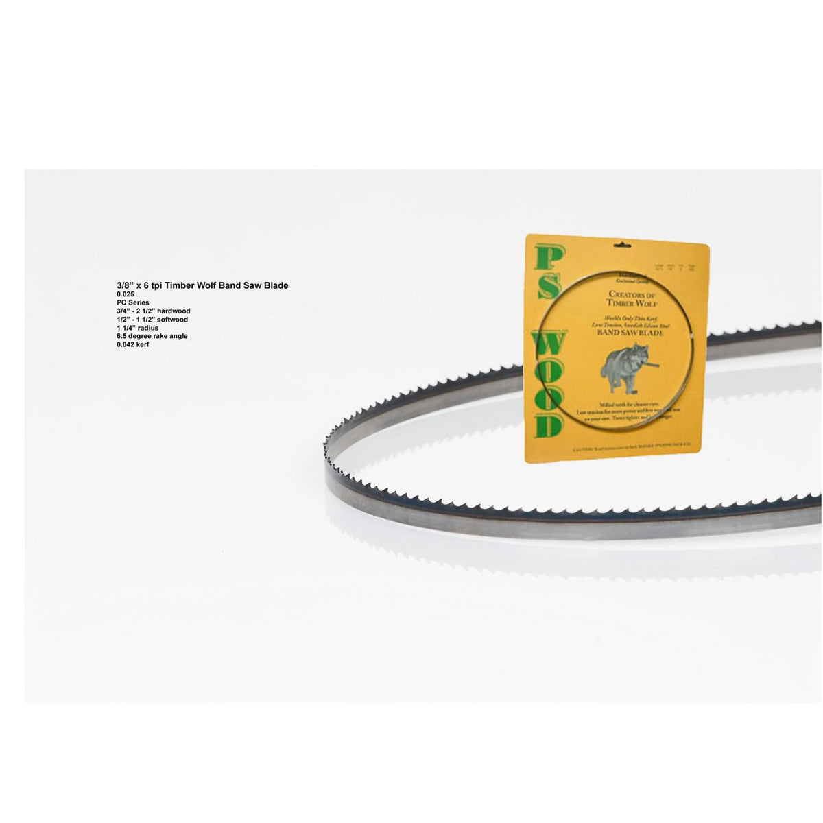 Bandsaw Blade - 162" x 3/8" x .025" x 6 TPI - Positive Claw