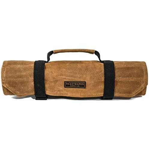 18-Pocket Tool Roll - 20 oz Waxed Canvas - 26" x 14-1/2"