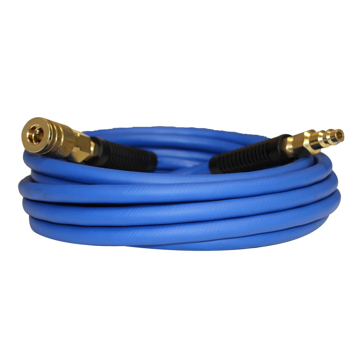 Hybrider Flex 1/4" 25ft Hybrid Air Hose with Quick Connect Air Fittings