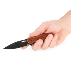 2023 Edition Woodcraft Drop Point Swift Assist Opening Pocket Knife - 3" Blade