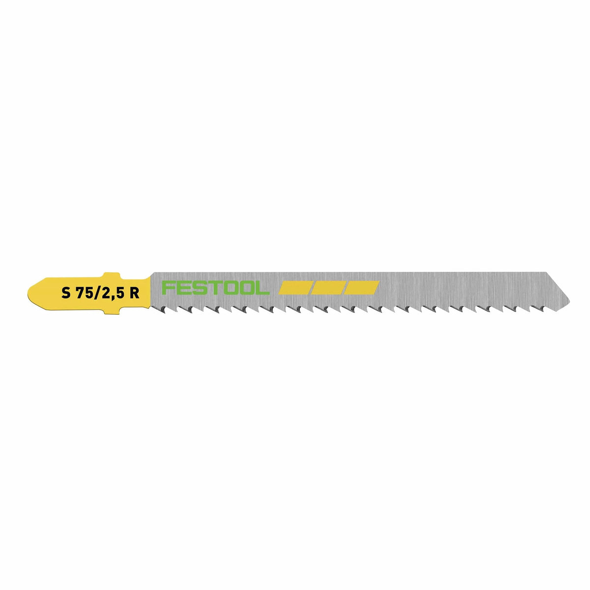 Fine Cut Wood Reverse Cut Jigsaw Blade, 75mm L, 2.5 pitch, 5 pack