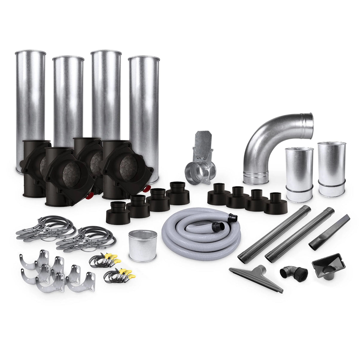 Supercell 4"/2.5" Quick-Clamp Ductwork Kit