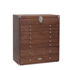 T22-D 11-Drawer Solutions Chest- Dark Oak