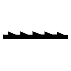Scroll Saw Blade -  Skip Tooth - .012" x .029" x #2 x 20 TPI - 12 Pack