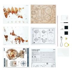 Luminous Globe 3D Puzzle Kit
