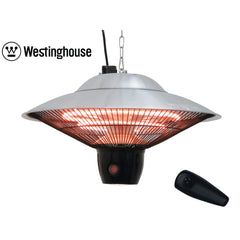 Westinghouse Infrared Electric Outdoor Heater With LED light - Hanging with Remote Control