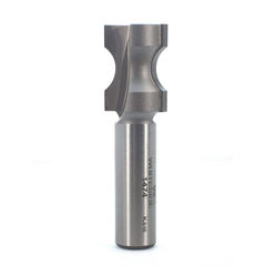 1474 Oval Edge (Half Bull Nose) Router Bit 1/2" A X 1/8" B X 1" CL 3/4" D