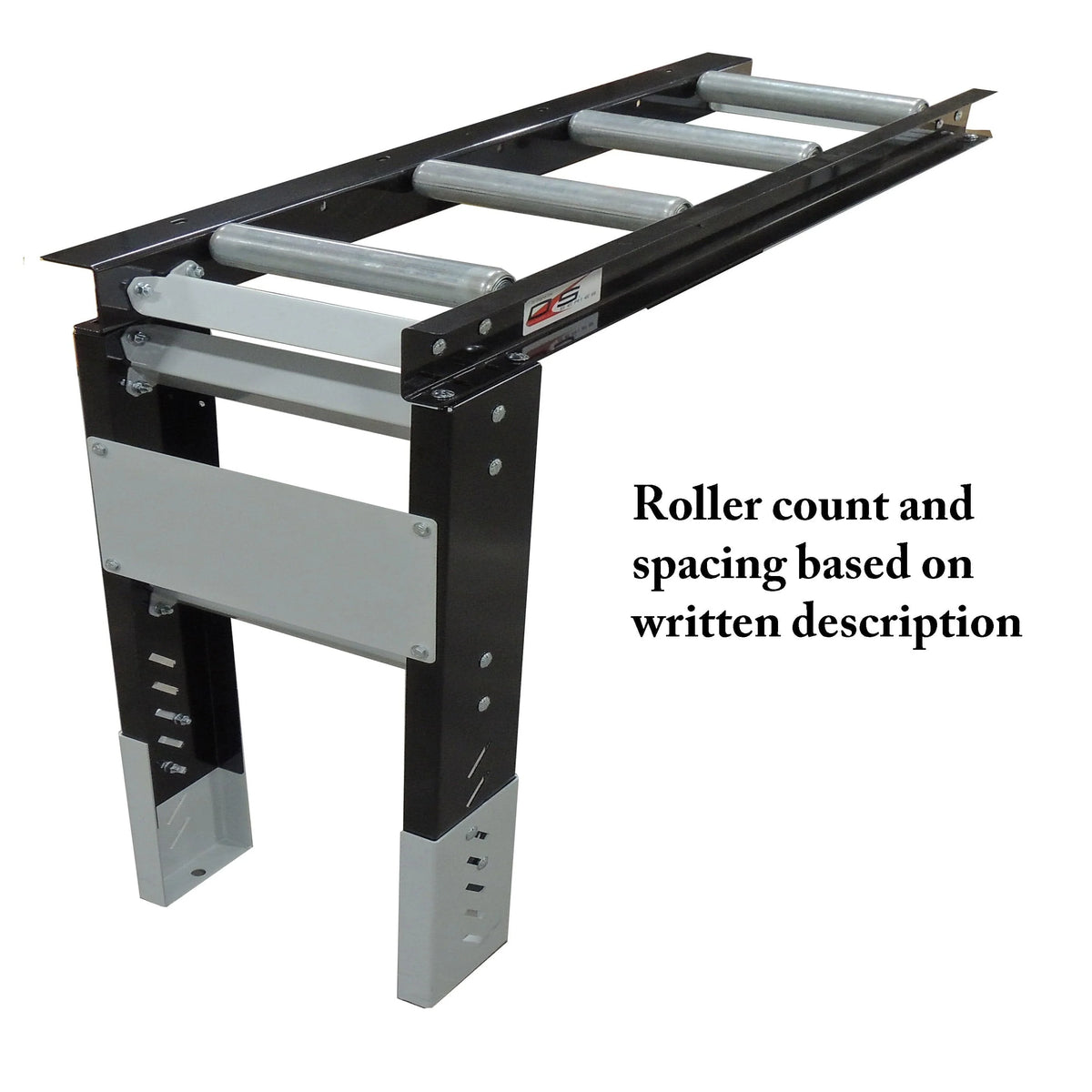 Roller Table Extension 4' x 14"  Kit - 7 rollers - 6” Apart