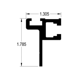 48" Fence Adapter T-Track