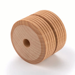 Wooden Dual Truck Wheels - 2" Diameter - 11/16" W - 3/8" Axle Hole
