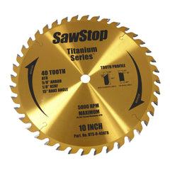 Titanium Series 40T Combination Blade