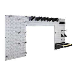 Lazy Guy DIY Maker Woodworking Tool Storage Organizer Set, Grey