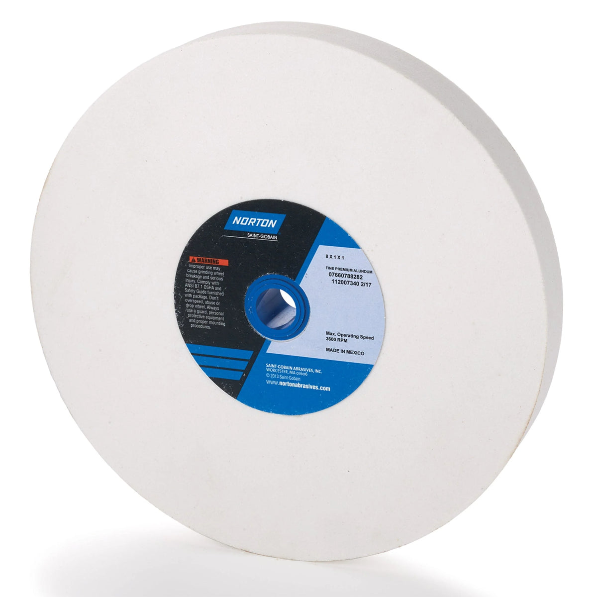 Aluminum Oxide Grinding Wheel - 8" x 1"x 1" -  100 Grit