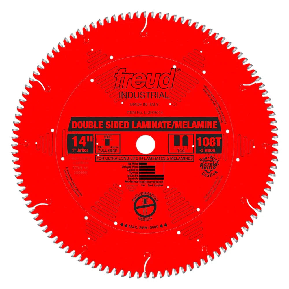 14" Double Sided Laminate / Melamine Blade