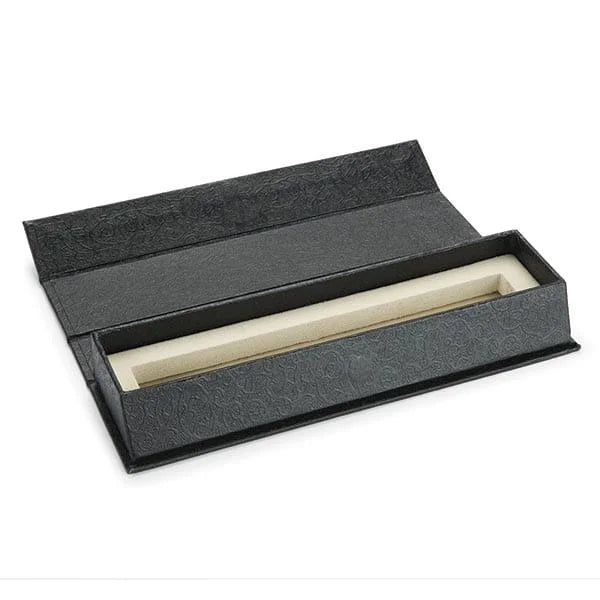 Black Paper Foldable Pen Case with Magnetic Catch