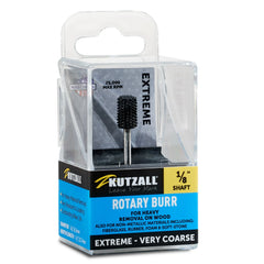 Extreme Cylinder Burr, 1/8" Shaft, Very Coarse (1/4" x 1/2")