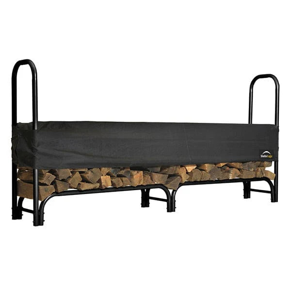 Firewood Rack-in-a-Box Heavy Duty with Cover, 8'