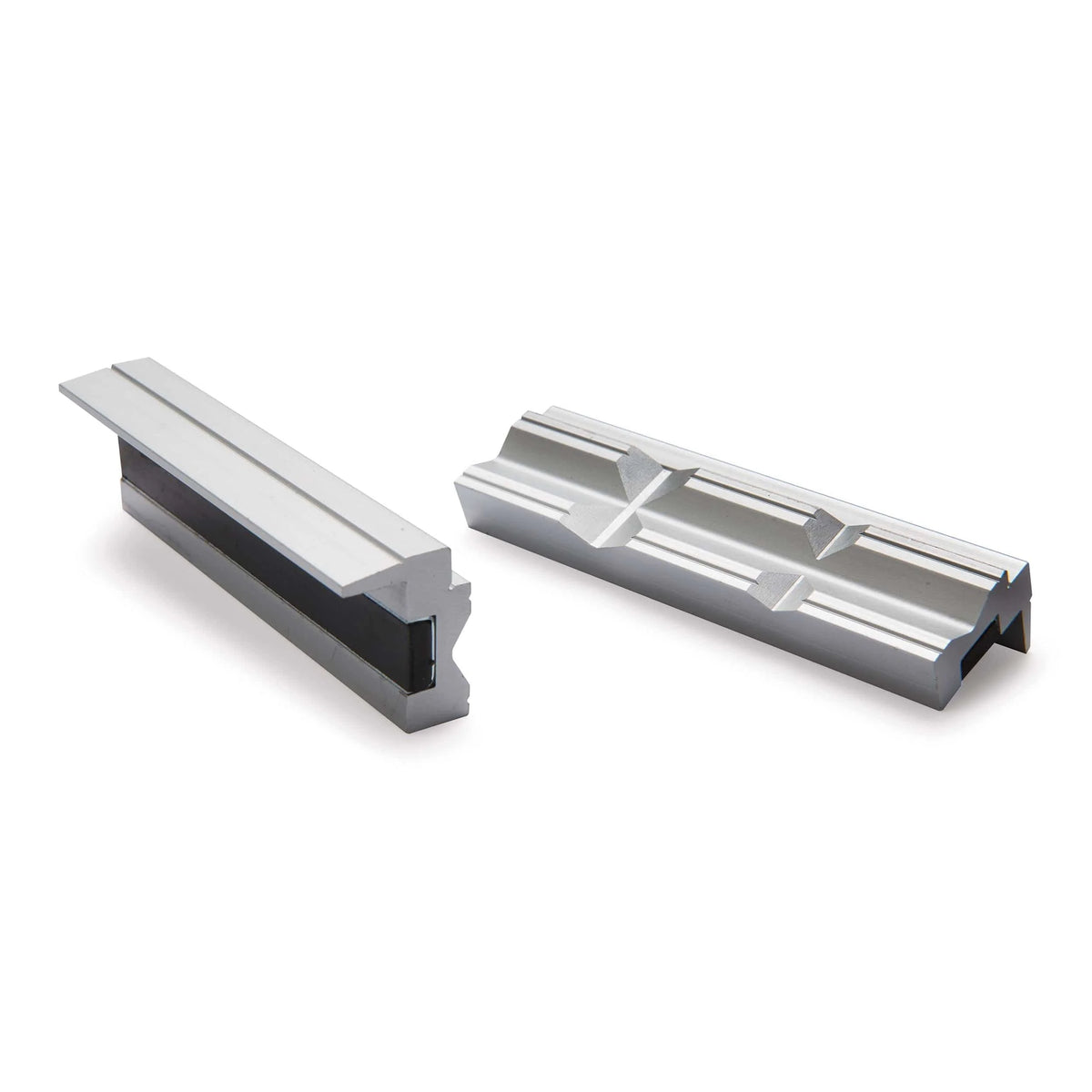 Aluminum Prismatic Vise Jaws - 4" - Pair