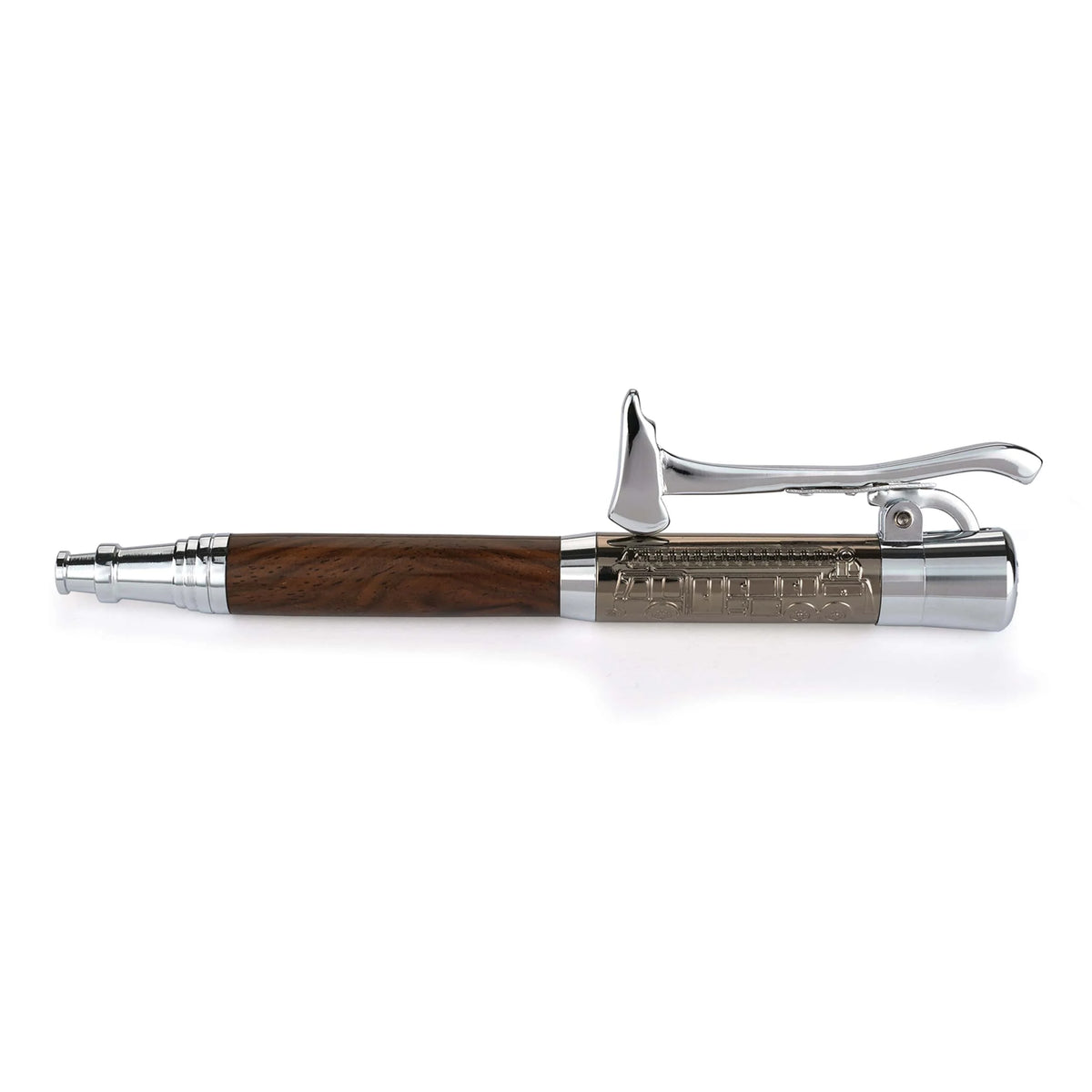 Fireman's Click Ballpoint Pen Kit - Gunmetal & Chrome