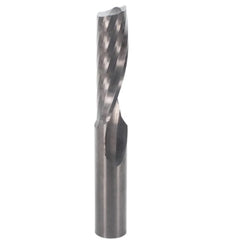 Single O-Flute Upcut Spiral Router Bit - 1/2" SH