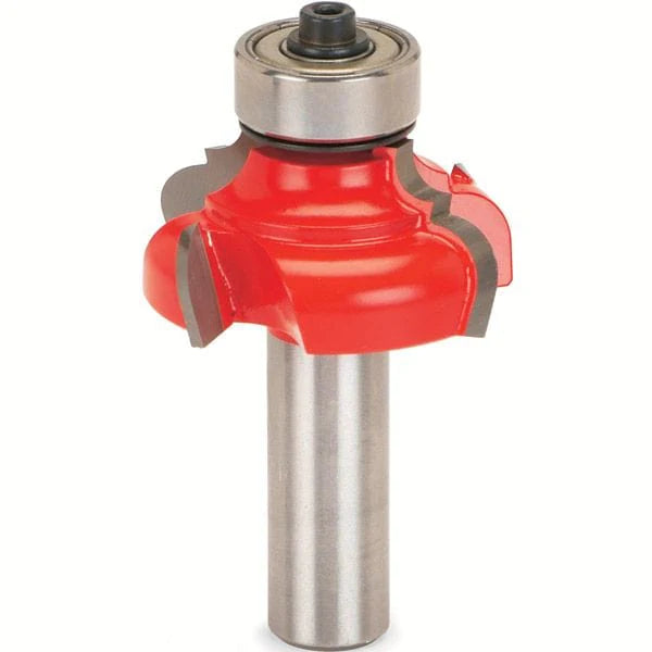 38-614 Quadra-Cut Classical Ogee Router Bit 1/4" R And 3/16" R 1/2" SH