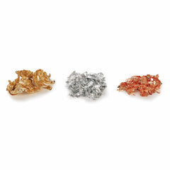 Gold, Silver and Copper Metal Flake Inlay Material Starter Pack - 3 Piece - 2 oz