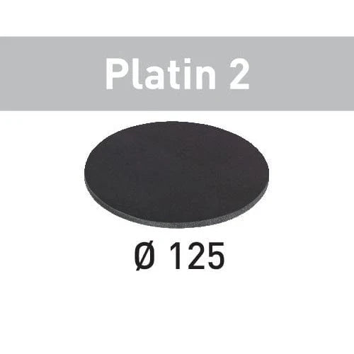 Platin 2 D125 Sandpaper Disc, S2000, 15 Pack