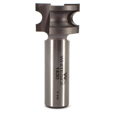 1430 Half Round (Bull Nose) Router Bit 1/2" SH 1/8" R X 1/4" Co X 9/16" CL 7/8" D