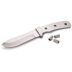 Modified Fixed Blade Trailing Point Skinner Knife for Hunting and Fishing - 9-1/8" - Unfinished Kit