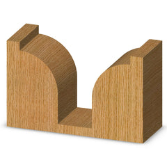 Plunge Roundover Bit w/Plunge Point 9/16" R 1-5/8" LD 1/2" SD 1/2" SH 2-3/4" OL 2 FL