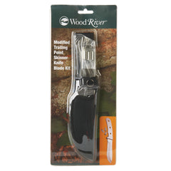 Modified Fixed Blade Trailing Point Skinner Knife for Hunting and Fishing - 9-1/8" - Unfinished Kit