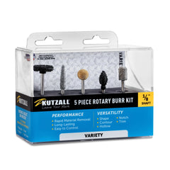 Variety Rotary Burr Kit - 1/8" Shaft - 5 Piece