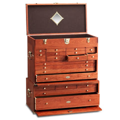 Ultimate USA Treasure Chest and Base Set in Quarter Sawn Golden Oak