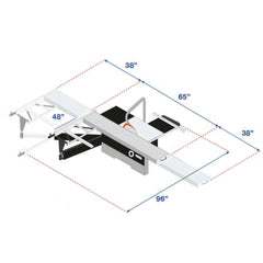 BMS.1600.IR Sliding Table Saw - Dado Edition - 5 HP - 1 PH