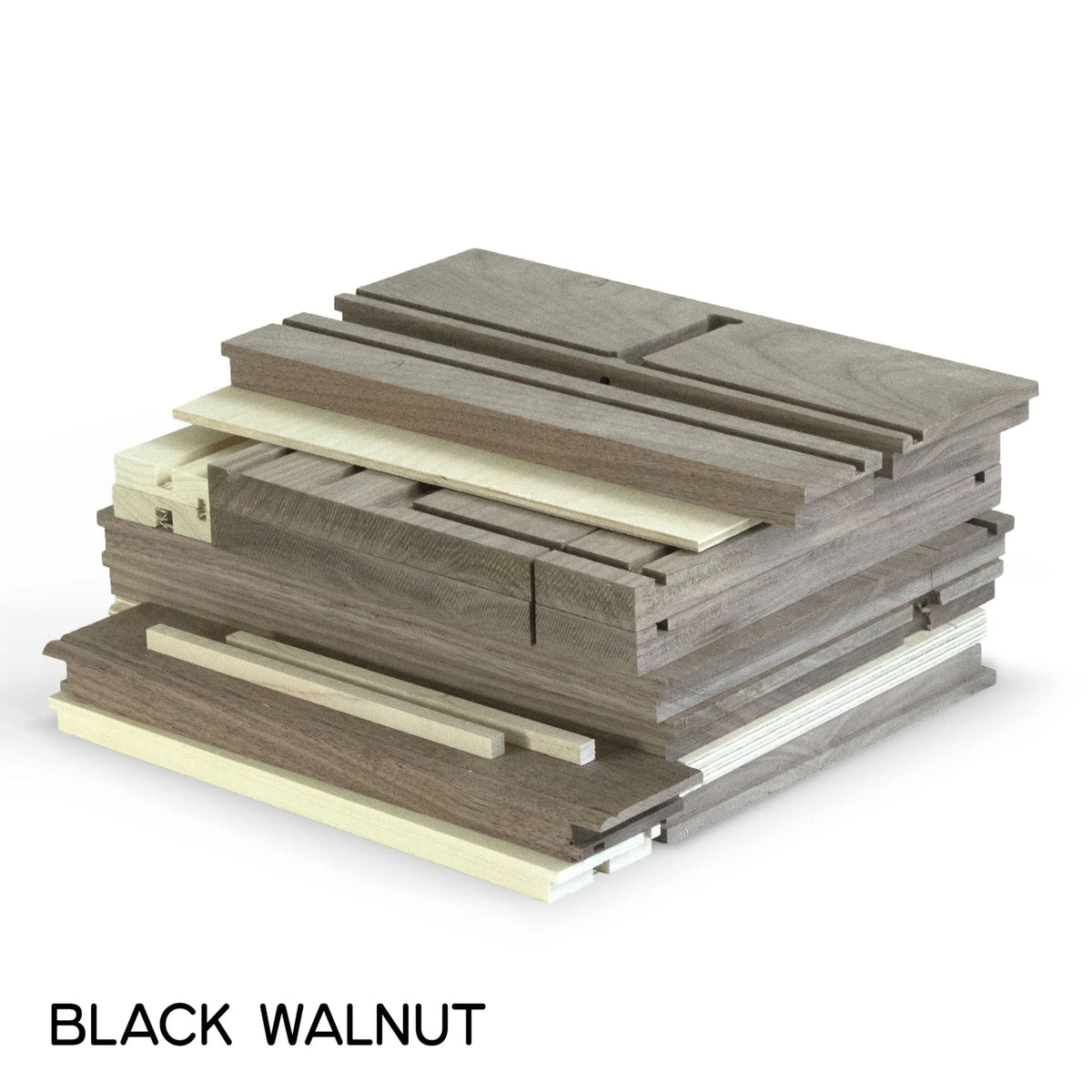 Just Right Box, Model J1001, DIY Kit, Black Walnut