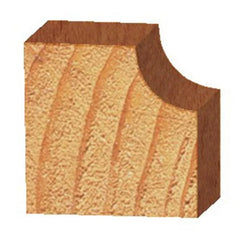 1800 Cove Router Bit 1/4" SH 1/4" R X 1" D X 1/2" CL
