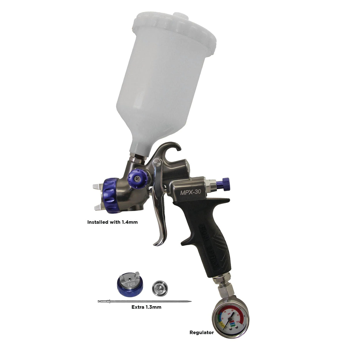 MPX-30 Gravity - 1.4mm - 600cc Nylon Cup + Kit [Extra 1.3mm]