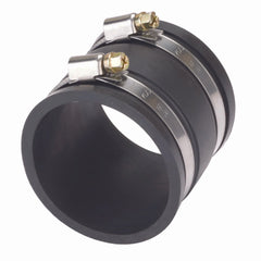 Dust Control Flex Cuff w/ Hose Clamps - 2-1/2" ID x 2-1/2" L