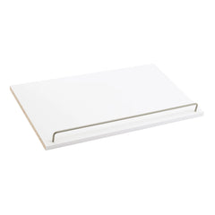 SuiteSymphony 25" W Angled Shoe Shelves, Pure White