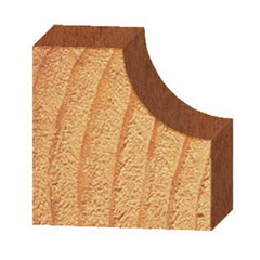 1801 Cove Router Bit 1/4" SH 3/8" R X 1-1/4" D X 1/2" CL