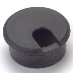 1-3/4" Cable Management Plastic Grommet Black